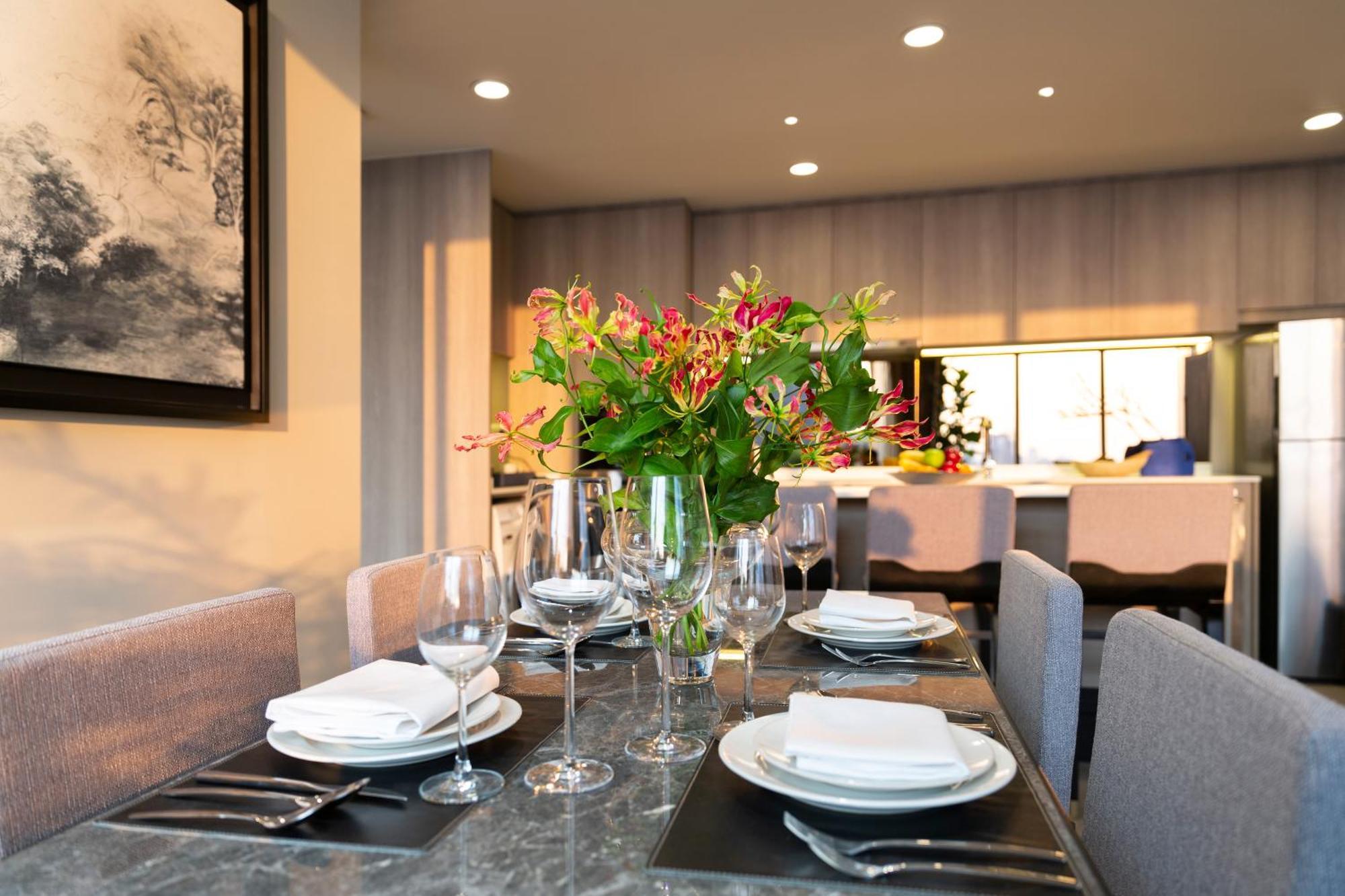 Hotel Ascott Thonglor Bangkok Exteriér fotografie A dining room