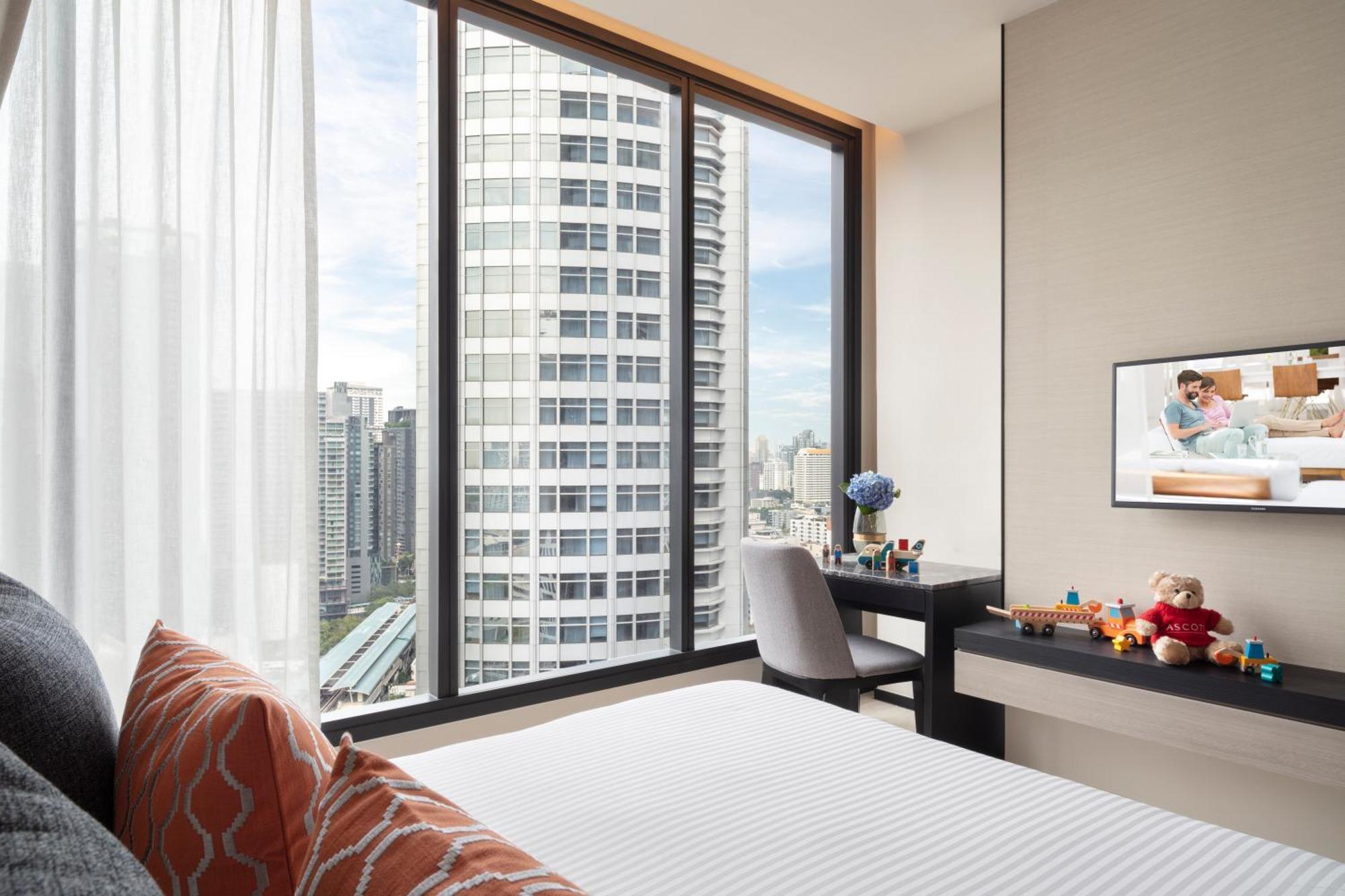 Hotel Ascott Thonglor Bangkok Exteriér fotografie A bedroom at The Panorama
