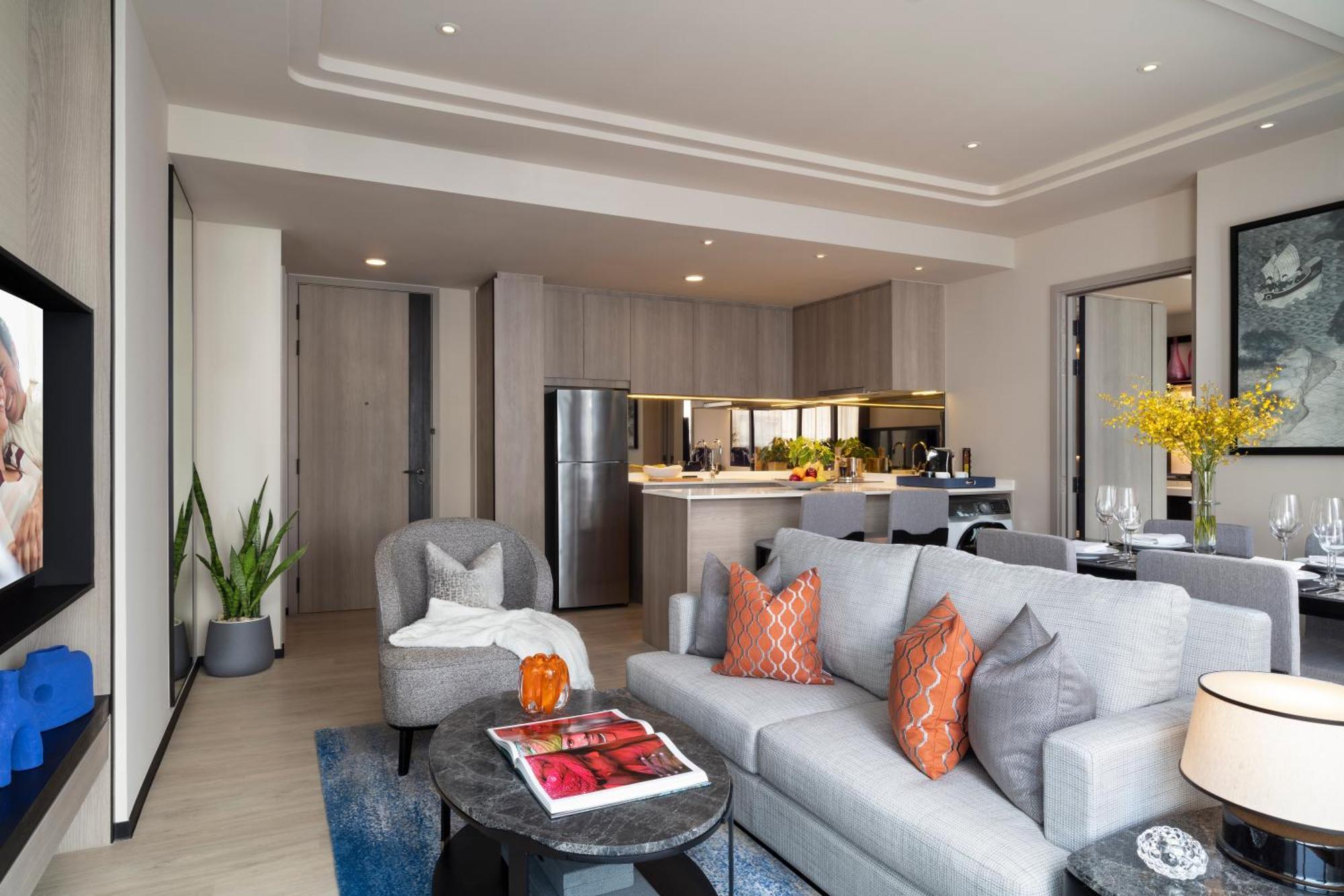 Hotel Ascott Thonglor Bangkok Exteriér fotografie A typical apartment at The Ritz-Carlton, Kuala Lumpur