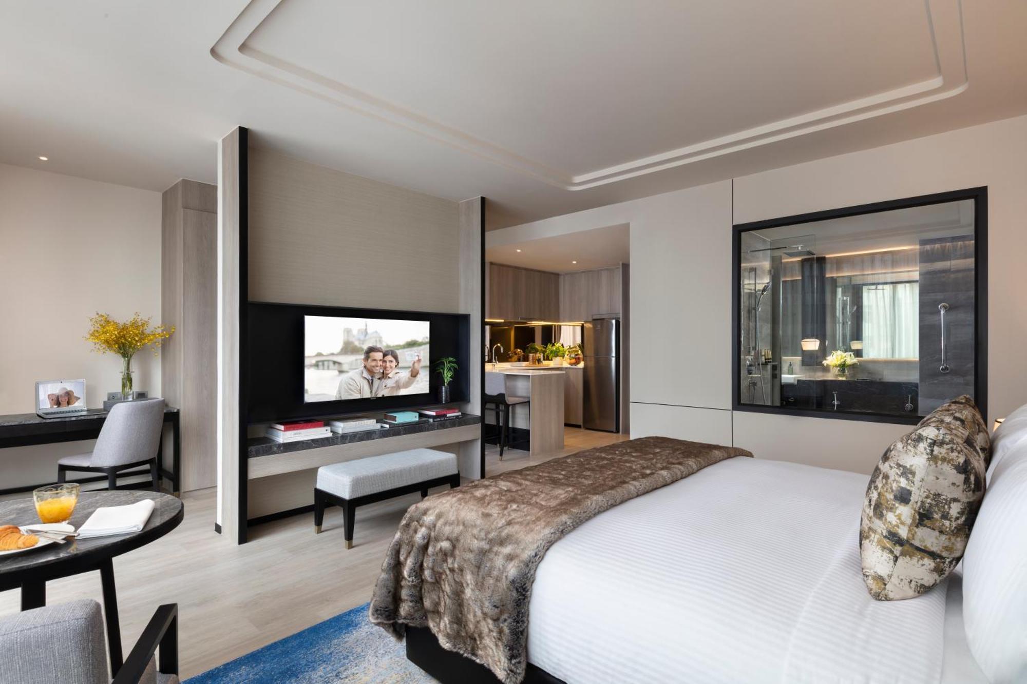 Hotel Ascott Thonglor Bangkok Exteriér fotografie A suite at the hotel